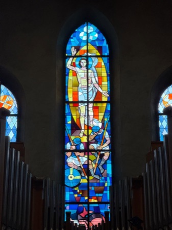 Fenster aus Glas, Naturstein · Augustinerkirche — Max Kopp